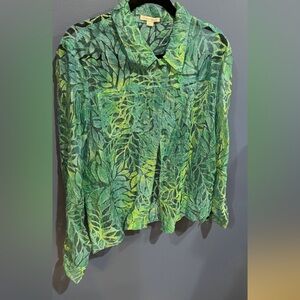 Erin London sheer blouse